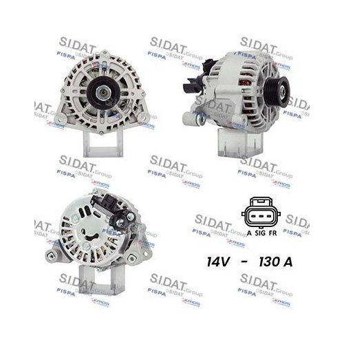 Generator Sidat A12VS0585A2 f&uuml;r Ford