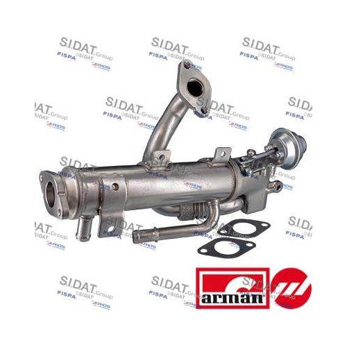 Kühler Abgasrückführung Sidat 83.1493AS Arman für Audi Seat Skoda VW Vag