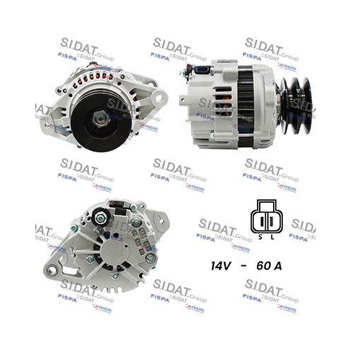 Generator Sidat A12HT0092A2 f&uuml;r Nissan Hitachi