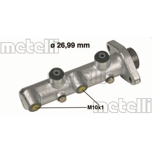 Hauptbremszylinder Metelli 05-0431 f&uuml;r Iveco