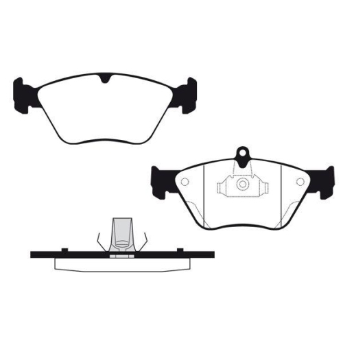 Bremsbelagsatz Scheibenbremse Raicam RA.0541.0 f&uuml;r Opel Saab Vauxhall