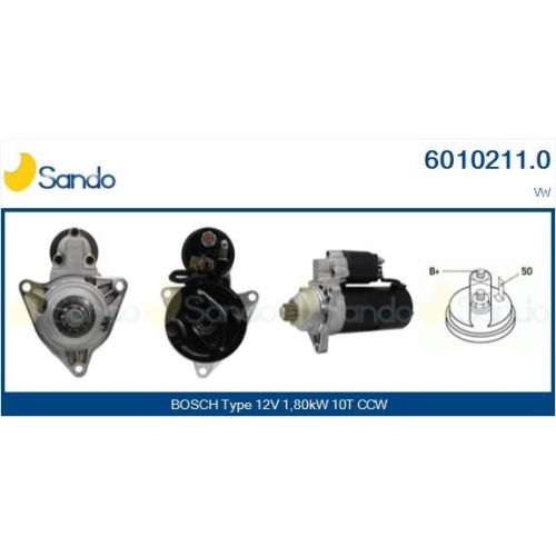 Starter Sando 6010211.0 für VW Vag