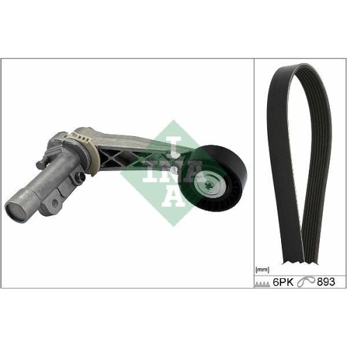 Keilrippenriemensatz Schaeffler Ina 529 0503 10 f&uuml;r Bmw Citro&euml;n Opel Peugeot DS