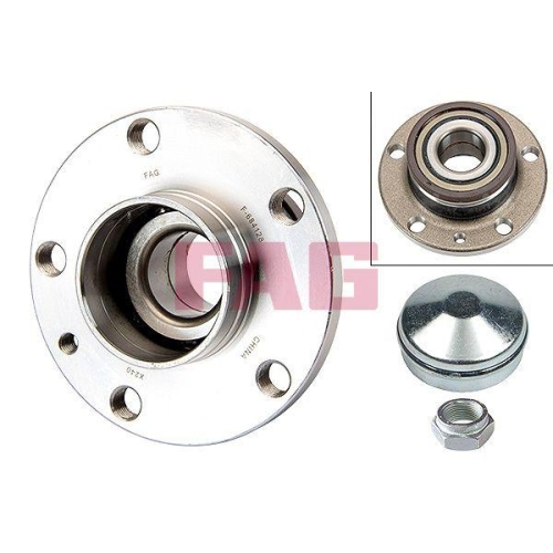 Radlagersatz Schaeffler Fag 713 6063 30 f&uuml;r Alfa Romeo Fiat Hinterachse