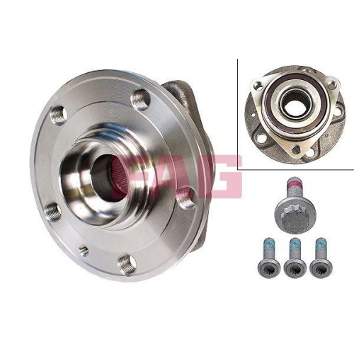 Radlagersatz Schaeffler Fag 713 6109 80 f&uuml;r Audi Seat Skoda VW Vw (svw)
