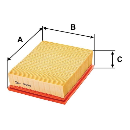 Luftfilter Valeo 585006 f&uuml;r Citro&euml;n Peugeot