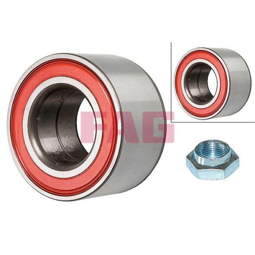 Radlagersatz Schaeffler Fag 713 6961 00 für Seat Vorderachse