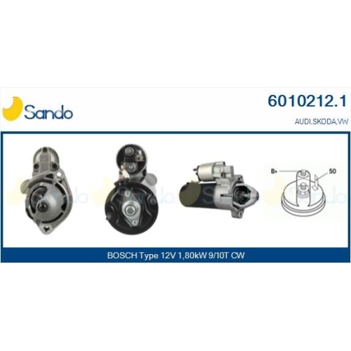 Starter Sando 6010212.1 f&uuml;r Vag Hitachi