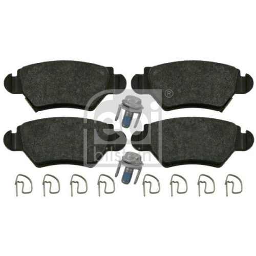 Bremsbelagsatz Scheibenbremse Febi Bilstein 16445 f&uuml;r Opel Vauxhall Hinterachse