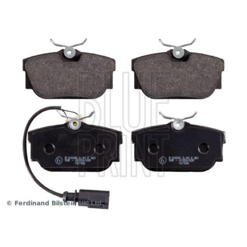 Bremsbelagsatz Scheibenbremse Blue Print ADV184238 f&uuml;r VW Hinterachse