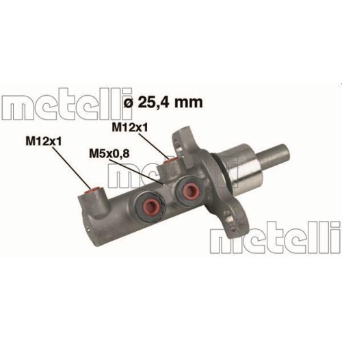 Hauptbremszylinder Metelli 05-0439 f&uuml;r Alfa Romeo Fiat Opel Saab