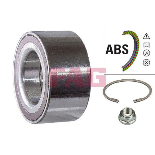 Radlagersatz Schaeffler Fag 713 6270 70 f&uuml;r Honda Vorderachse
