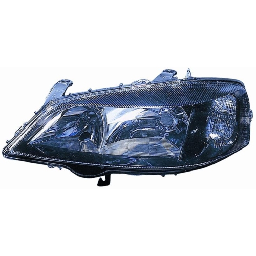 RECHTER SCHEINWERFER OPEL ASTRA 2001 DX (SCHWARZES SCHILD) DER MARKE DEPO
