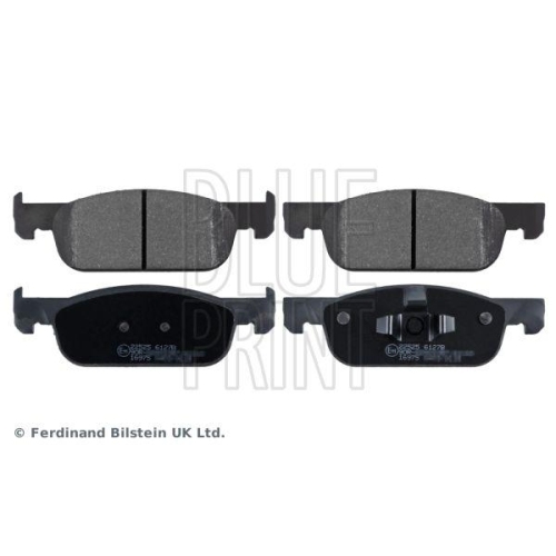 Bremsbelagsatz Scheibenbremse Blue Print ADR164219 f&uuml;r Renault Dacia Vorderachse