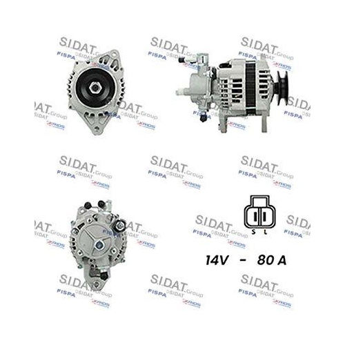 Generator Sidat A12HT0648A2 f&uuml;r Isuzu Hitachi