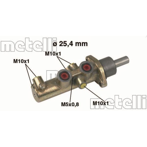 Hauptbremszylinder Metelli 05-0446 f&uuml;r Citro&euml;n Fiat Peugeot
