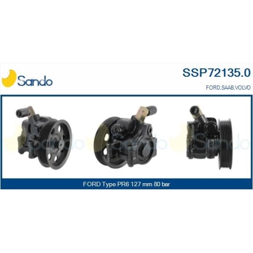 Hydraulikpumpe Lenkung Sando SSP72135.0 f&uuml;r Ford