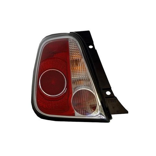 R&Uuml;CKLICHTEINHEIT RECHTER FIAT 500 2010 BLACK EDGE RECHTER MARKENDEPO