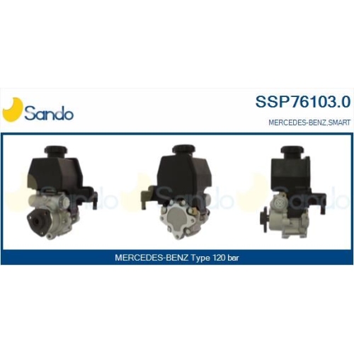 Hydraulikpumpe Lenkung Sando SSP76103.0 f&uuml;r Mercedes Benz Mercedes Benz