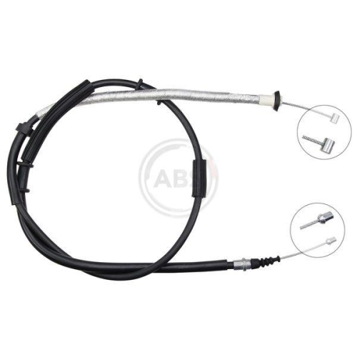 Seilzug Feststellbremse A.b.s. K12063 f&uuml;r Fiat Hinten Rechts