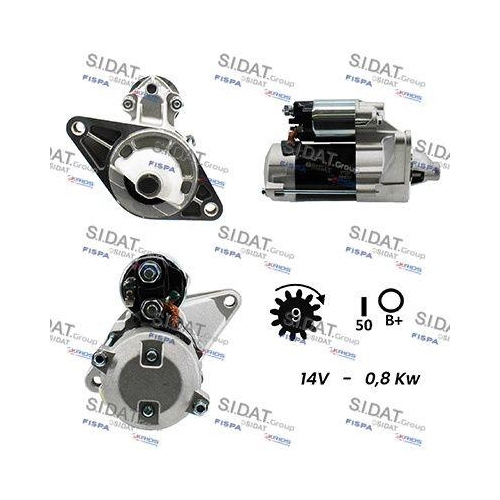 Starter Sidat S12DE0138A2 f&uuml;r Daihatsu