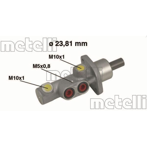 Brake Master Cylinder Metelli 05-0452 for Nissan Renault