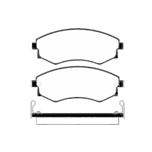 Bremsbelagsatz Scheibenbremse Raicam RA.0501.0 f&uuml;r Hyundai Alpine Vorderachse