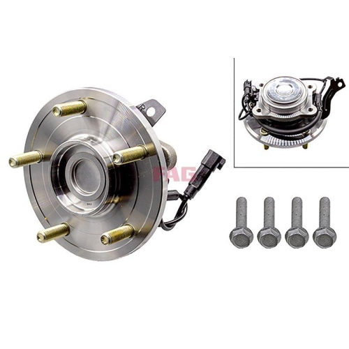 Radlagersatz Schaeffler Fag 713 6920 20 f&uuml;r Dodge Fiat Hinterachse Rechts