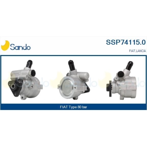 Hydraulikpumpe Lenkung Sando SSP74115.0 f&uuml;r Fiat