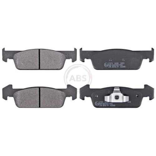 Bremsbelagsatz Scheibenbremse A.b.s. 37974 f&uuml;r Renault Dacia Vorderachse