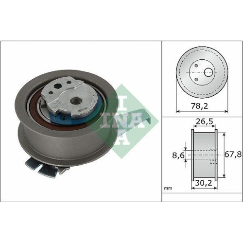 Spannrolle Zahnriemen Schaeffler Ina 531 0962 10 für Audi Seat Skoda VW