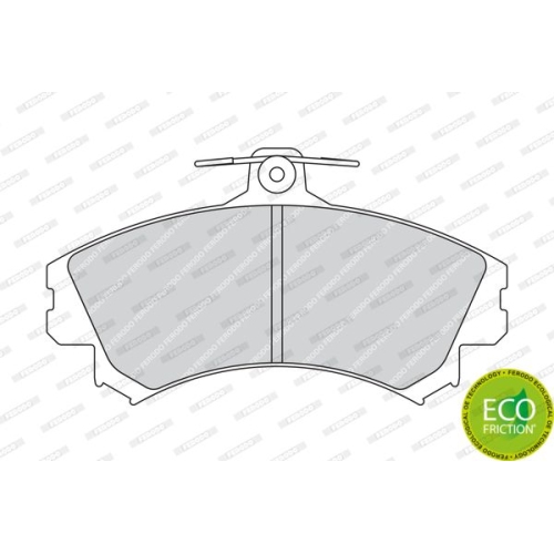 Bremsbelagsatz Scheibenbremse Ferodo FDB1738 Premier Eco Friction f&uuml;r Mitsubishi