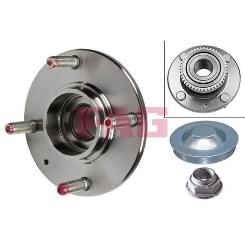 Radlagersatz Schaeffler Fag 713 6196 30 f&uuml;r Hyundai Hinterachse