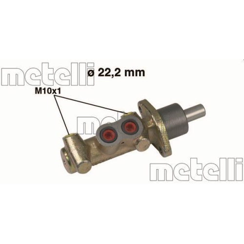 Hauptbremszylinder Metelli 05-0456 f&uuml;r Fiat