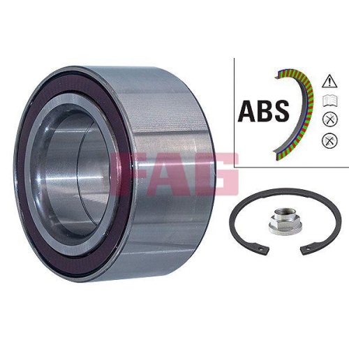 Radlagersatz Schaeffler Fag 713 6178 60 für Honda Vorderachse