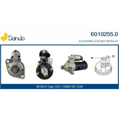 Starter Sando 6010255.0 für Vag