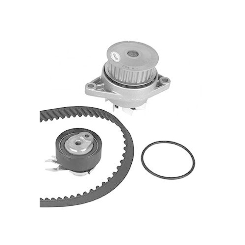 Wasserpumpe + Zahnriemensatz Graf KP603-2 f&uuml;r Seat Skoda VW