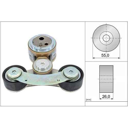 Riemenspanner Keilrippenriemen Schaeffler Ina 534 0826 10 für Citroën Peugeot DS