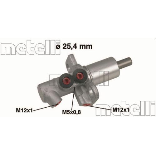 Hauptbremszylinder Metelli 05-0458 f&uuml;r Audi Seat Skoda VW
