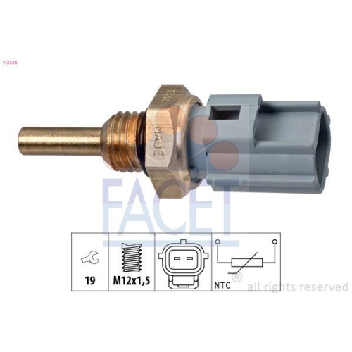 Sensor K&uuml;hlmitteltemperatur Facet 7.3334 Made In Italy - Oe Equivalent f&uuml;r