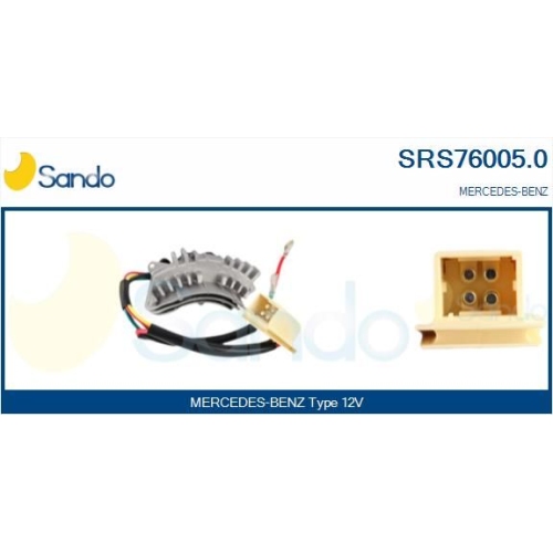 Widerstand Innenraumgebläse Sando SRS76005.0 für Mercedes Benz