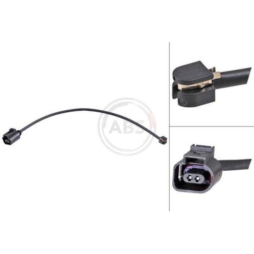 Warning Contact Brake Pad Wear A.b.s. 39704 for Audi Porsche VW Vag Front Axle