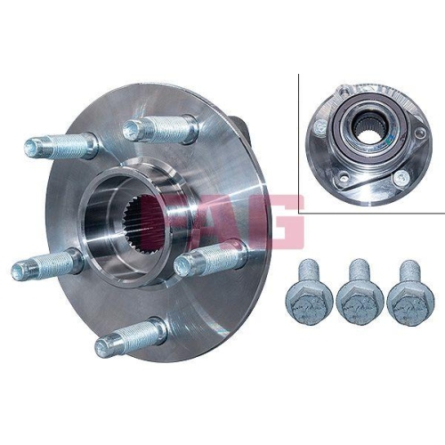 Radlagersatz Schaeffler Fag 713 6449 40 f&uuml;r Opel Saab Vauxhall Chevrolet