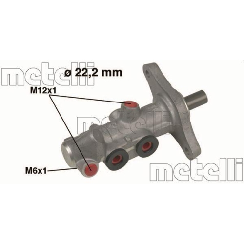 Hauptbremszylinder Metelli 05-0459 f&uuml;r Audi