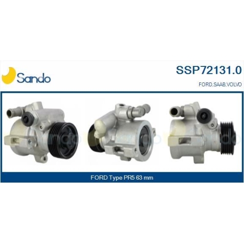 Hydraulikpumpe Lenkung Sando SSP72131.0 f&uuml;r Ford