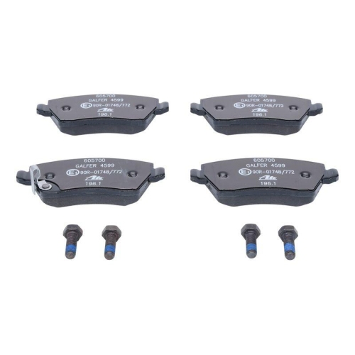Bremsbelagsatz Scheibenbremse Ate 13-0460-5700-2 f&uuml;r Opel Suzuki Vauxhall