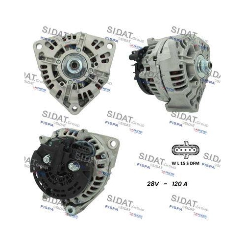Generator Sidat A24BH0122 f&uuml;r Man