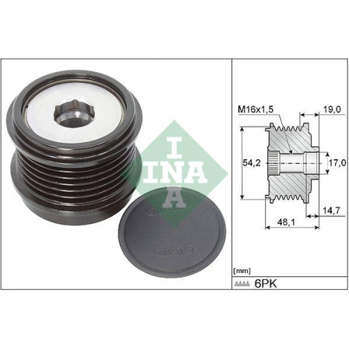 Generatorfreilauf Schaeffler Ina 535 0310 10 f&uuml;r Ford Ford Usa