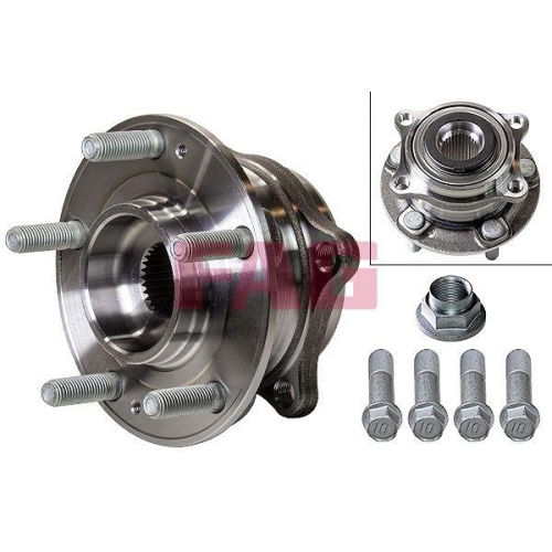 Radlagersatz Schaeffler Fag 713 6268 70 f&uuml;r Hyundai Kia Vorderachse