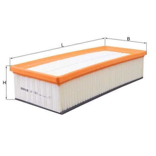 Luftfilter Mahle LX 1482 f&uuml;r Audi Seat Skoda VW Cupra